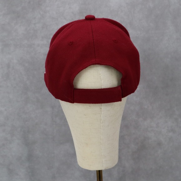 Reebok Red Arizona Cardinals Athletic Embroidered Adjustable Baseball Cap Hat - Picture 3 of 5